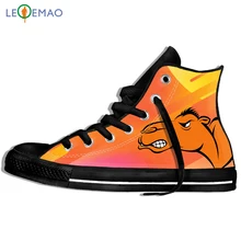 Кроссовки с принтом логотипа на заказ; Campbell Fighting Camels; парусиновая дышащая прогулочная обувь на плоской подошве; Zapatos De Mujer; Уличная обувь