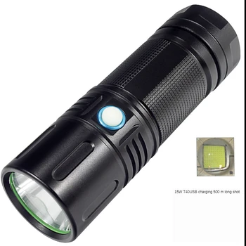 

SST40 The Most Powerful Led Flashlight With High Power 5 Gears Lighting Mode USB Charging Tactical 18650 Battery Pack