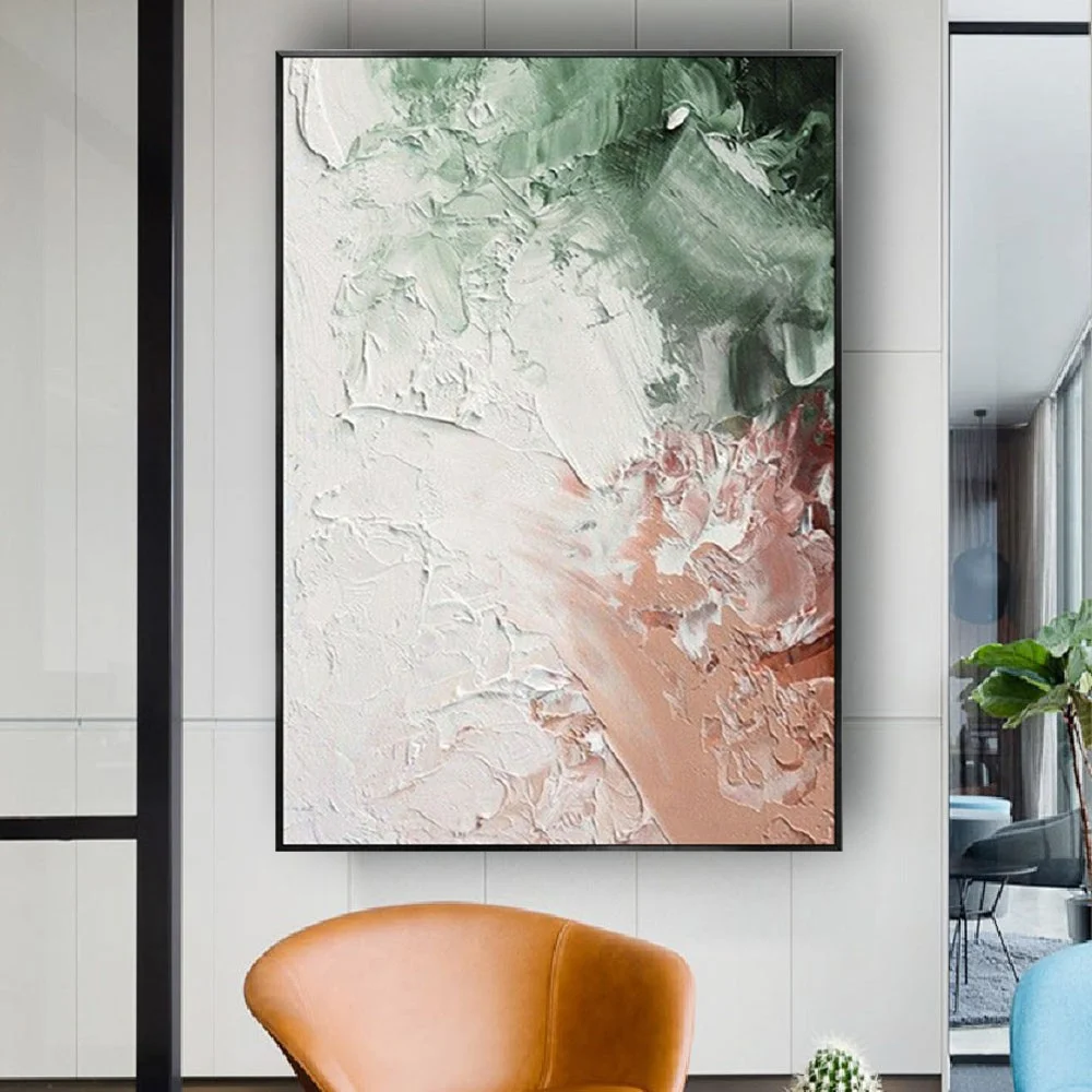 

Nordic Abstract wall Painting Handmand Oil Painting On The Wall Art Living Room Home Decor thick oil textured canvas painting