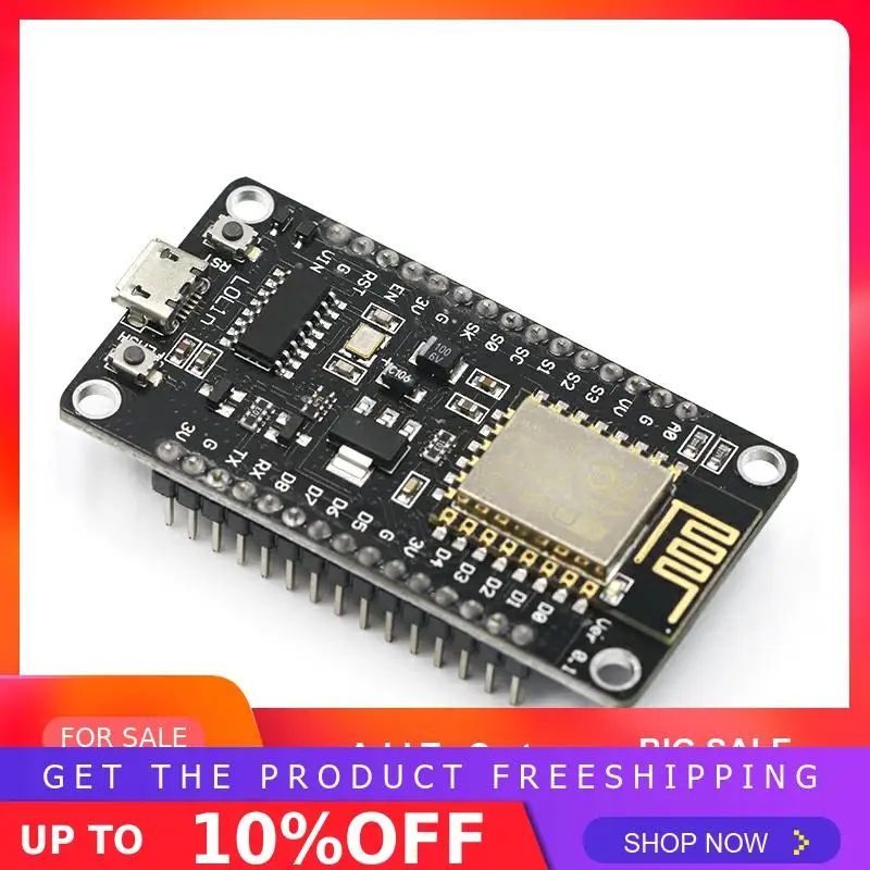 Беспроводной модуль NodeMcu v3 CH340 Lua wifi Интернет вещей макетная плата ESP8266 с pcb антенной и usb портом для Arduino