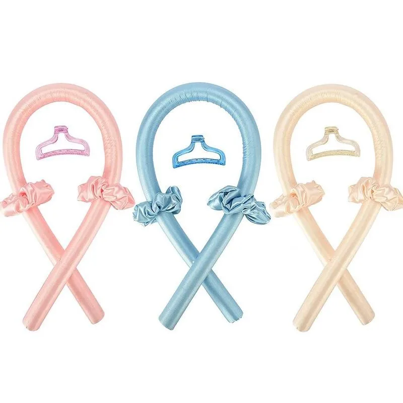 Heatless Curling Rod Headband Lazy Curler Silk Curling Ribbon Silk Heatless Hair Make Hair Soft