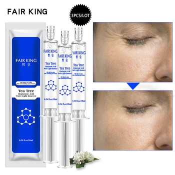 

FAIR KING Tea Tree Hyaluronic Acid Injection Face Serum Tights Anti-Wrinkle Anti Aging Collagen Facial Essence Moisturizing 3PCS