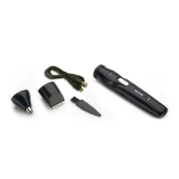 

2018 3-in-1 Multifunction Electric Beard Shaver USB Rechargeable Portable Mini Nose Ear Trimmer Razor Travel Use Dropshipping 5h