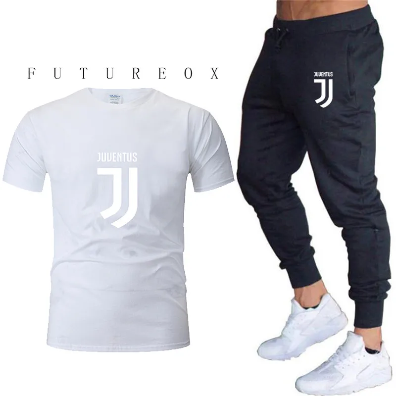 

2019 Men's running Sportswear T Shirts+pants Running setsTracksuit Gym Fitness Compression Sports Suit Clothes Running Jogging