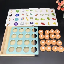 Высокое качество бука памяти Шахматы Детские игрушки 3-7 лет логическое мышление обучение настольная игра деревянные игрушки детский сад поставки подарок