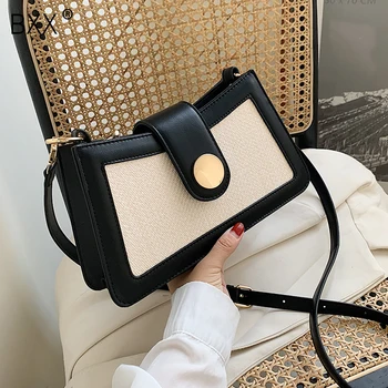 

[BXX] PU Leather Crossbody Bags For Women 2020 Elegant Shoulder Handbags Female Travel Totes Lady Fashion Cross Body Bag HN792