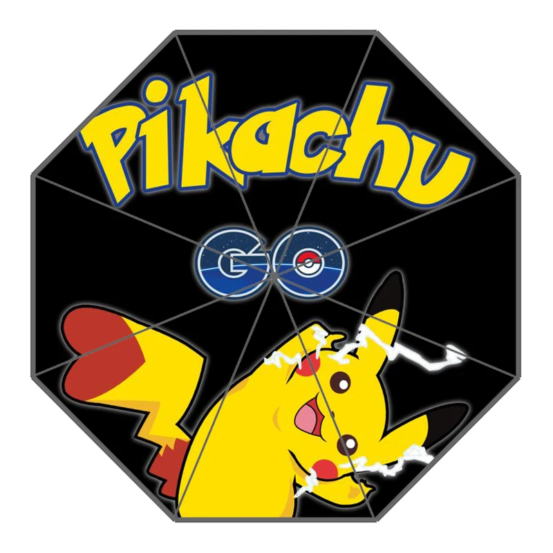 P# Pikachu Pokemon Зонт с индивидуальным принтом складной зонт от солнца и дождя для путешествий неавтоматический декоративный зонт высокого качества - Цвет: 22