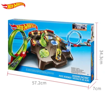 

Mattel Hot Wheels Hot Small Sports Car Catapult Competitive Track Track Set FDF27 Boy Alloy Car Toy