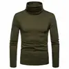 Men Thermal Turtle Neck Long Sleeve Skivvy Turtleneck Sweaters Stretch T Shirt Tops Pullover Spring Autumn Tee ► Photo 3/6