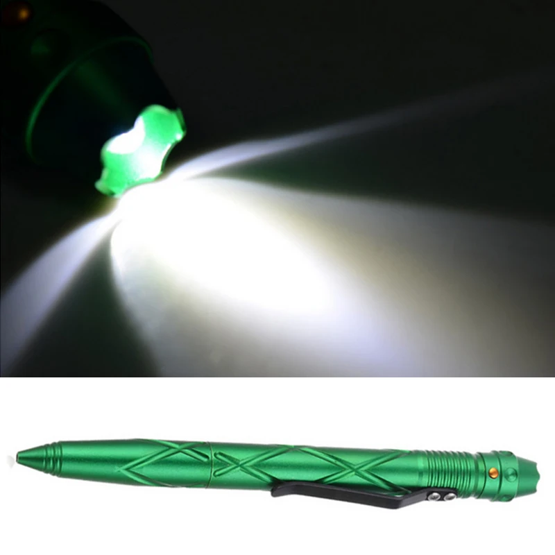 LAIX аварийный инструмент стеклянный выключатель портативный фонарик корона на голову офис гаечная ручка EDC Самозащита тактическая ручка