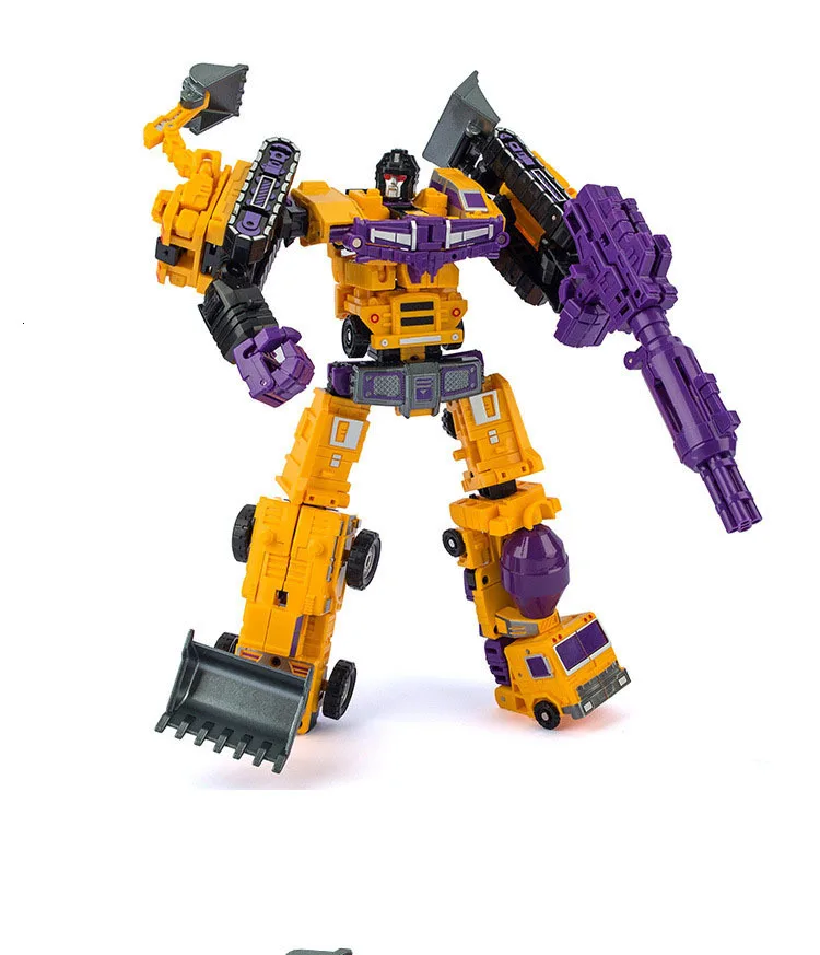 YX 91610 NBK G1 игрушка-трансформация GT Devastator 6в1 фигурки героев из фильма модель ABS 27 см негабаритный робот для деформации автомобиля