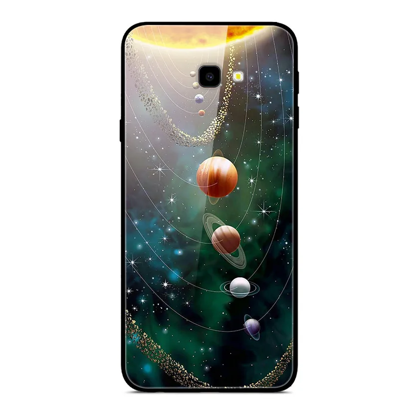 24 Закаленное Стекло чехол для samsung Galaxy J4 чехол s силиконовый чехол Galaxy J4 ЕС J400F J400 телефон для samsung J4 Plus J4 - Цвет: 24