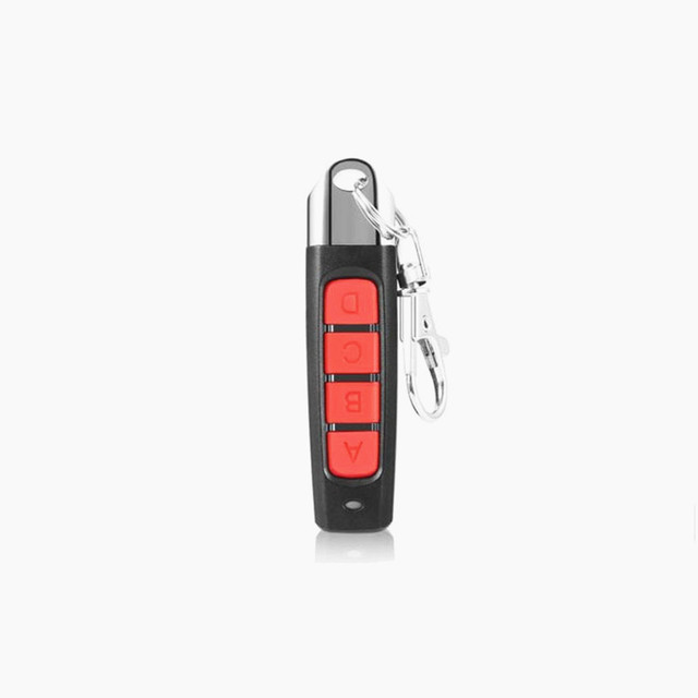 433MHZ Remote Control 4 Buttons Wireless Copy Remote Garage Gate Door Opener Anti-theft Chipset Lock Key Copy Controller