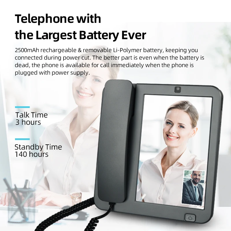KT5 Telephone Portable Android10.1 Operation System VoLTE Android KT5 Telephone Portable Wall Mount Desk Phone smart mobile phones