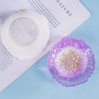 

1pc Irregular Dish Resin Mold Table Decoration Storage Mold Silicone Mold Bowl For Diy Jewelry Making Resin Craft Mold Supplies
