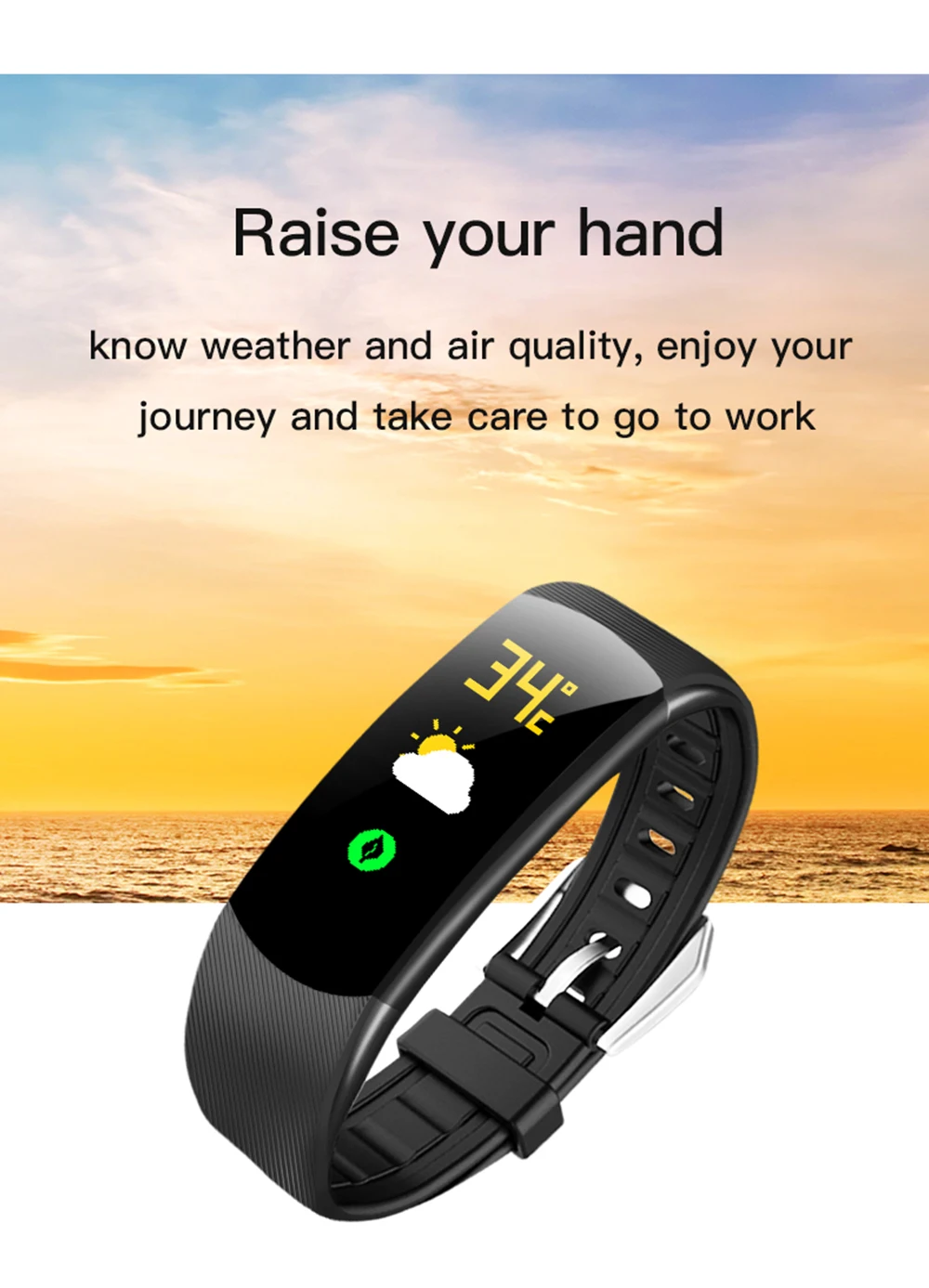 

Smart watch C5 Heart Rate Monitor Bluetooth 4.0 women men Smart Bracelet Sleep Monitor Fitness Tracker for Sport Running