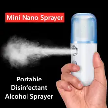 Pulverizador portátil mini desinfetante de álcool nano spray frio bala atomizador elétrico a qualquer hora em qualquer lugar desinfecção spray ferramenta nova