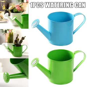 

Watering Can Vintage Style Garden Watering Bucket Solid Color Plant Water Spray Can FP8