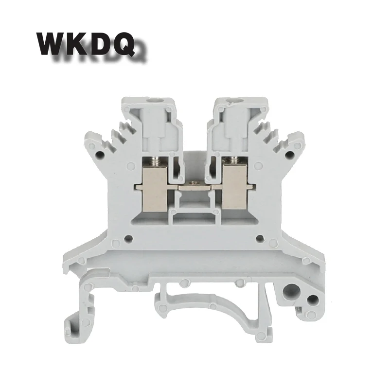 10 шт. UK-1.5N эквивалент Феникс 2 проводники UK1.5 Универсальный винт соединения din-рейку клеммный блок разъем UK1.5