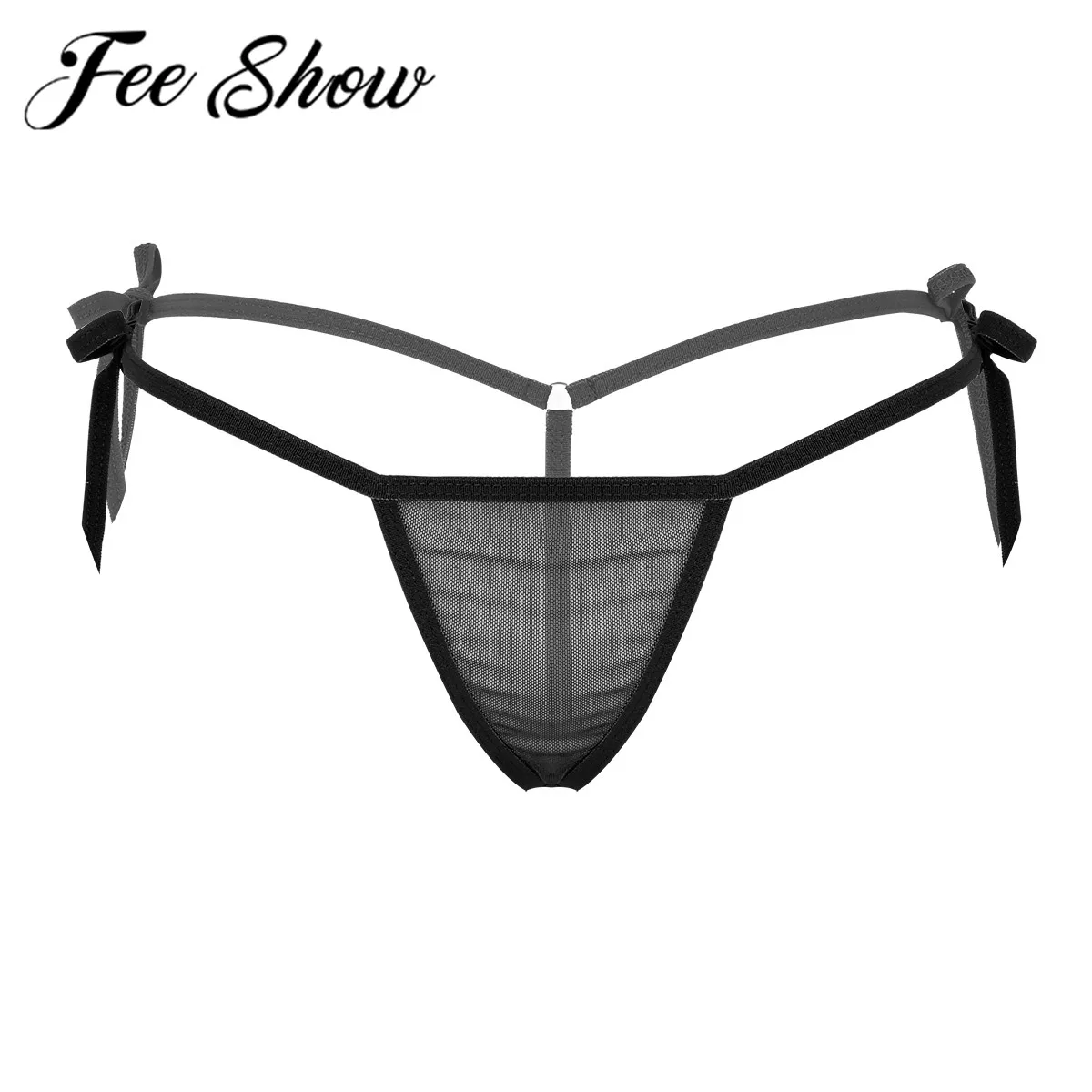 Женские стринги трусики нижнее белье для взрослых прозрачное Сетчатое
