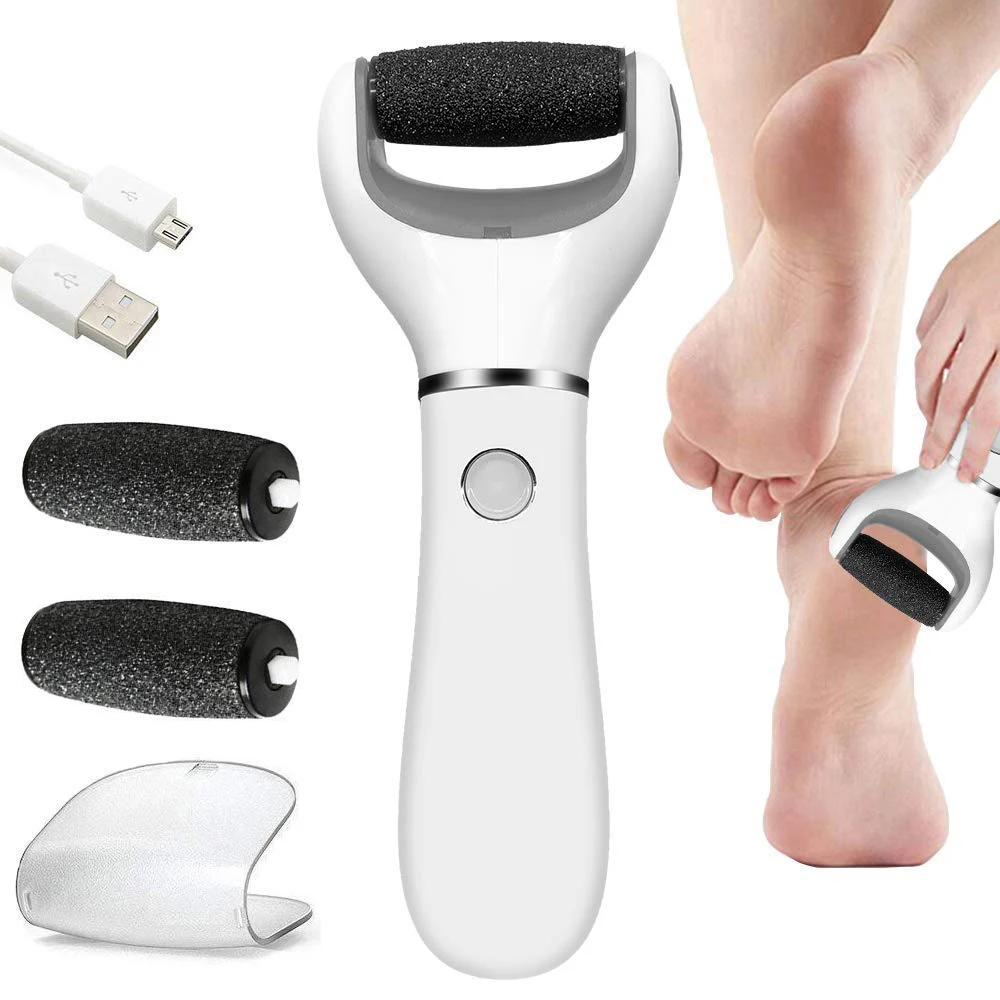 Electric Foot Scraper, Hard Skin Cracked Heel File, Callus Remover & Lady  Shaver | eBay