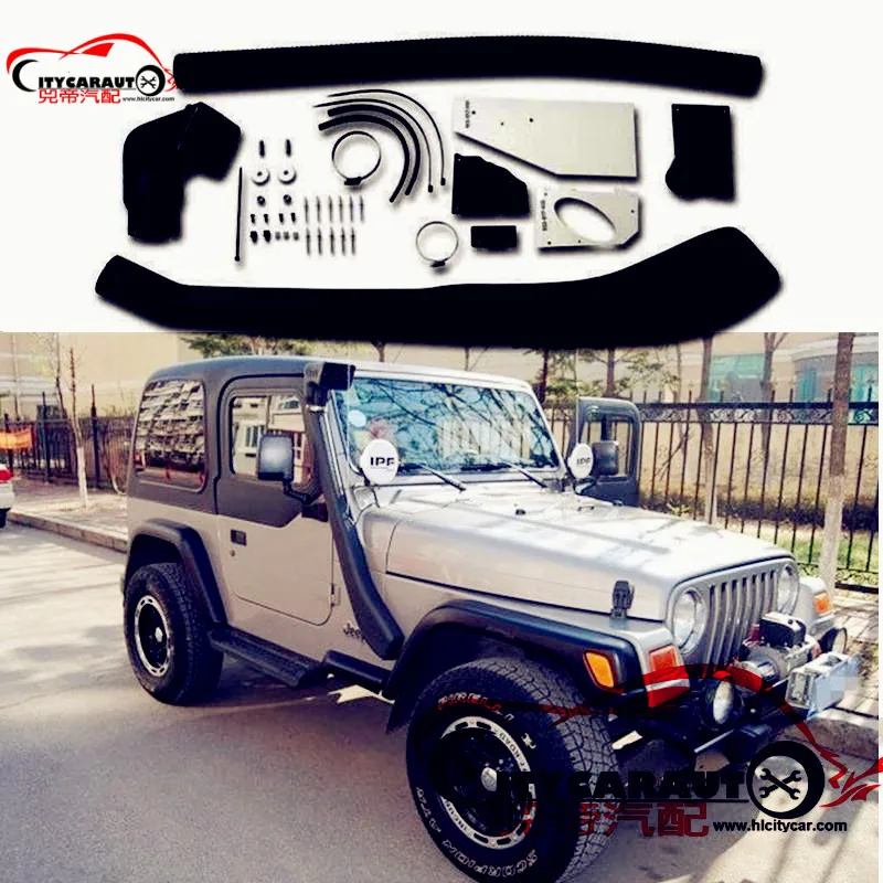 Citycarauto Air Intake Snorkel Kit 1999  Wrangler Tj Airflow  Snorkel Car Accessroies Fit For Tj Wrangler - Air Intakes Parts - AliExpress