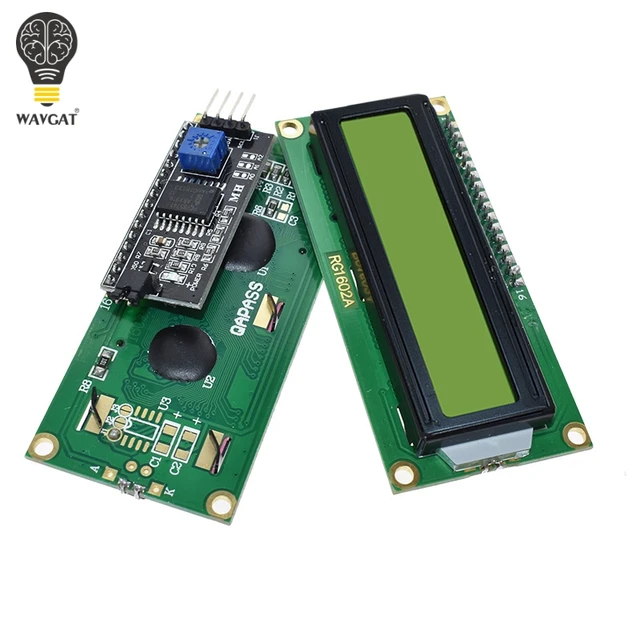 LCD1602 ЖК-модуль Синий экран IIC/I2C 1602 для Arduino 1602 ЖК-дисплей UNO r3 mega2560 Зеленый экран 2