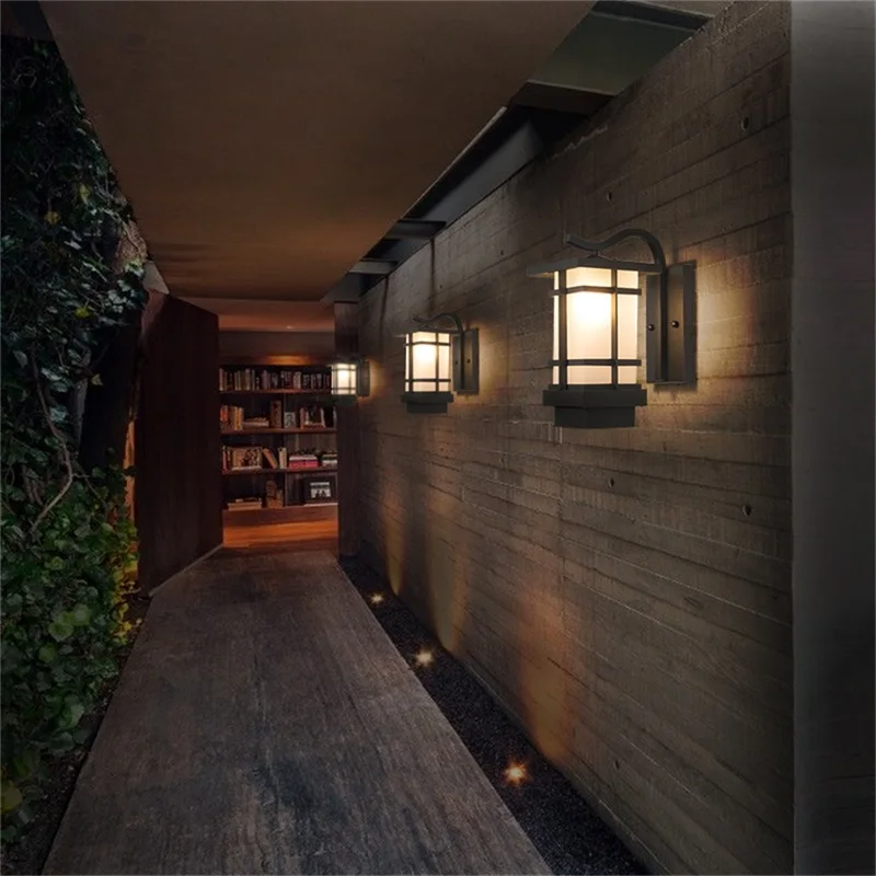 Externas à Prova D'água para Varanda Casa de Campo Led de Parede para Áreas Dlmh-iluminação Varanda Corredor 5 Luminárias de parede externas