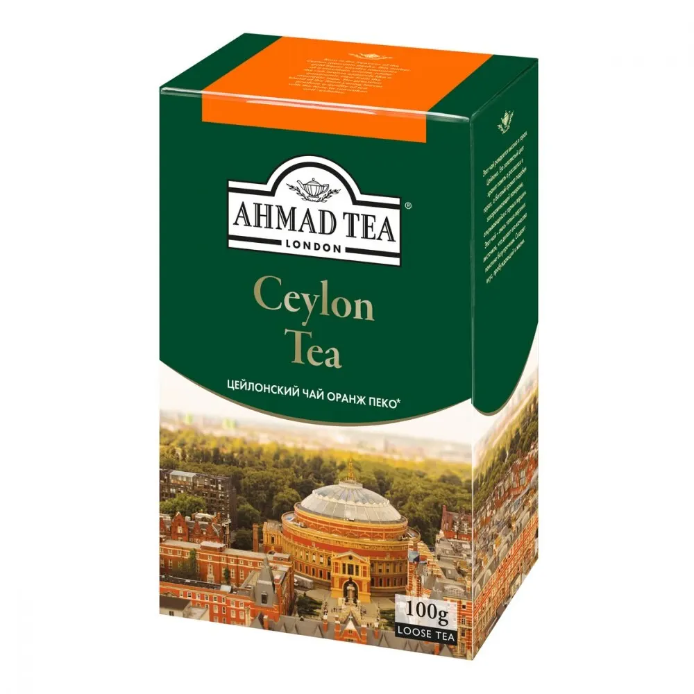 Чай Ahmad &quotCeylon Tea" черный листовой 100 гр | Продукты