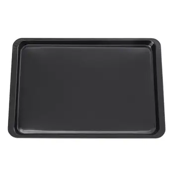 

14.5 Inch Rectangular Carbon Steel Non-stick Bread Cake Baking Tray Oven Black Baking Tray Diy Baking Cookies Pans for Kitchen