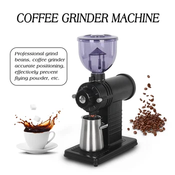 

Commercial Electric Coffee Grinder Machine With Overload Reset Button Aluminum+ABS Plastic
