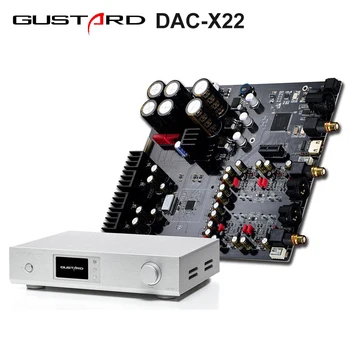 

GUSTARD DAC-X22 ES9038PRO I2S XMOS HiFi DAC PCM384K DSD512 DOP Decoder