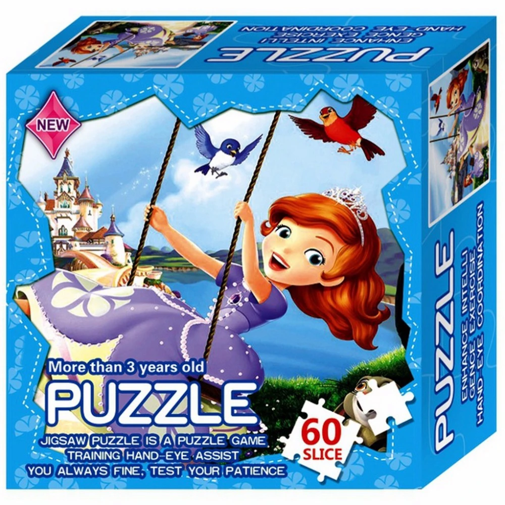 Бумажные Пазлы для детей, детские игрушки Brinquedos, Мультяшные игрушки для детей, подарок на день рождения, детские развивающие игрушки, рождественский подарок