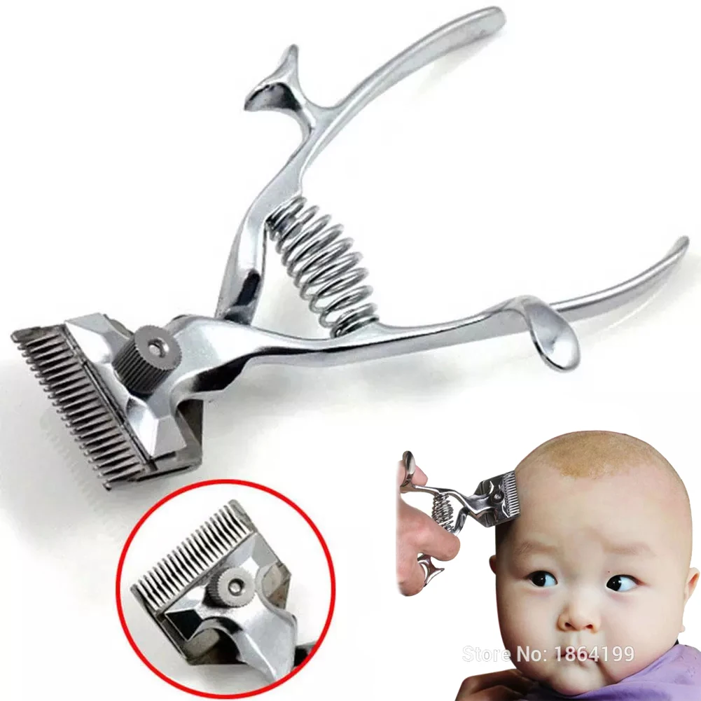 Hair Country Hand Hair Clippers Manual Metal Portable Trimmer Cutter Vintage Barber Styling Tools hairdressing scissors hair trimmer scissors
