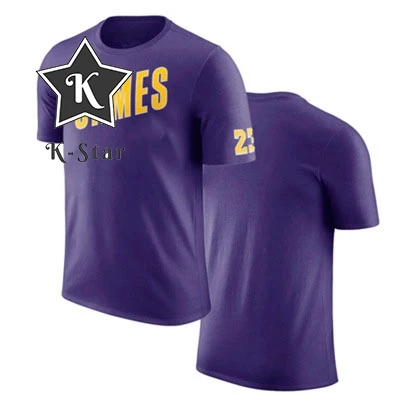 

K-Star T-shirt New Arrival Fashion Basketball Fan Short Sleeve Warm Up Half Sleeve Pure Color Letter Sport Tshirt