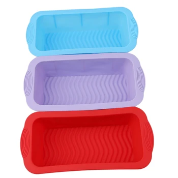 

Ectangular Form Toast Bread Cake Pan Silicone Mold Baking Tool For Brownie Chiffon Sponge Baking Tool Kitchen Cake Tools