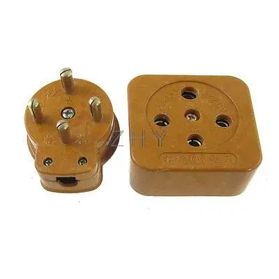 

AC 440V 20-25A Three Phase Four Wire Industrial Socket Orange