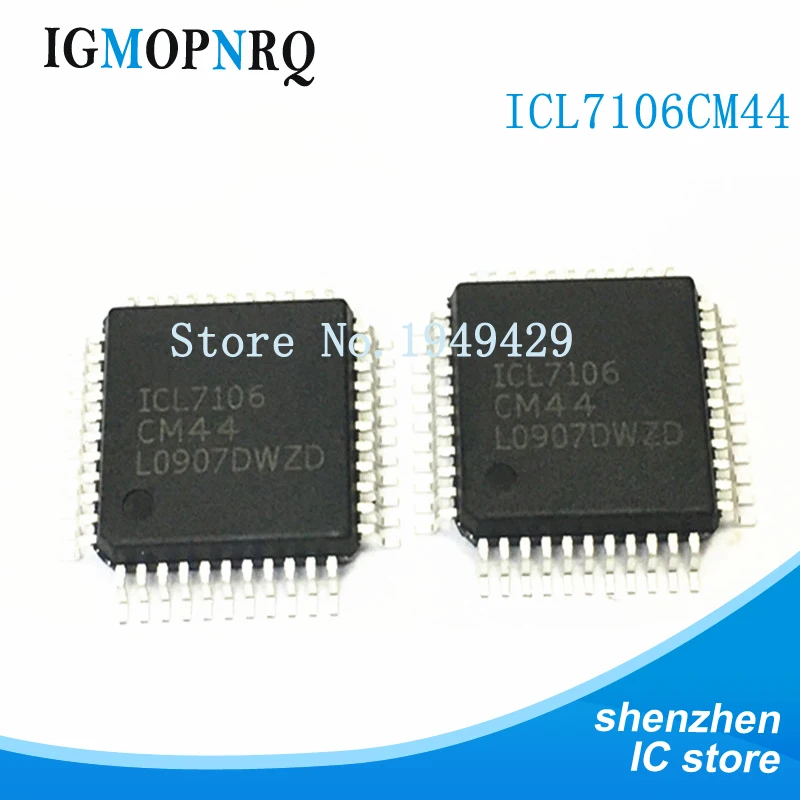 

5PCS ICL7106 ICL7106CM44 QFP44 LCD Display Driver QFP new original IC