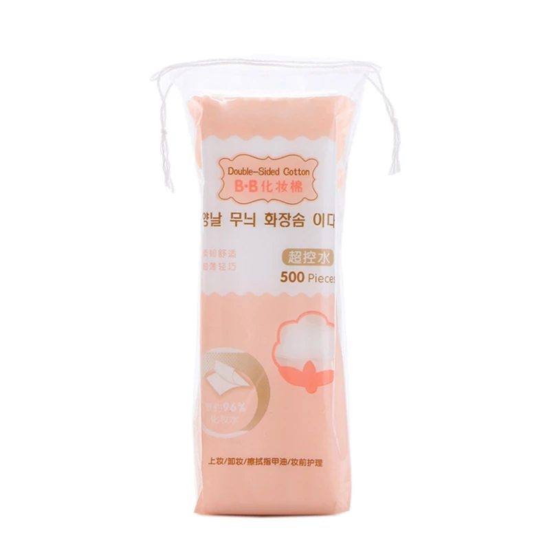 ABVP 500 шт./пакет в Корейском стиле лица органический Ватные диски лица с очищающим средством для ног для удаления лака для ногтей Косметический ткани макияж Красота по уходу за кожей, чтобы