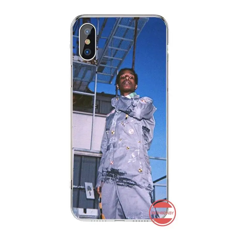 ASAP Mob Asap Rocky Rapper Phone Case For iphone 12 5 5s 5c se 6 6s 7 8 plus x xs xr 11 pro max funda coque cover iphone 8 case