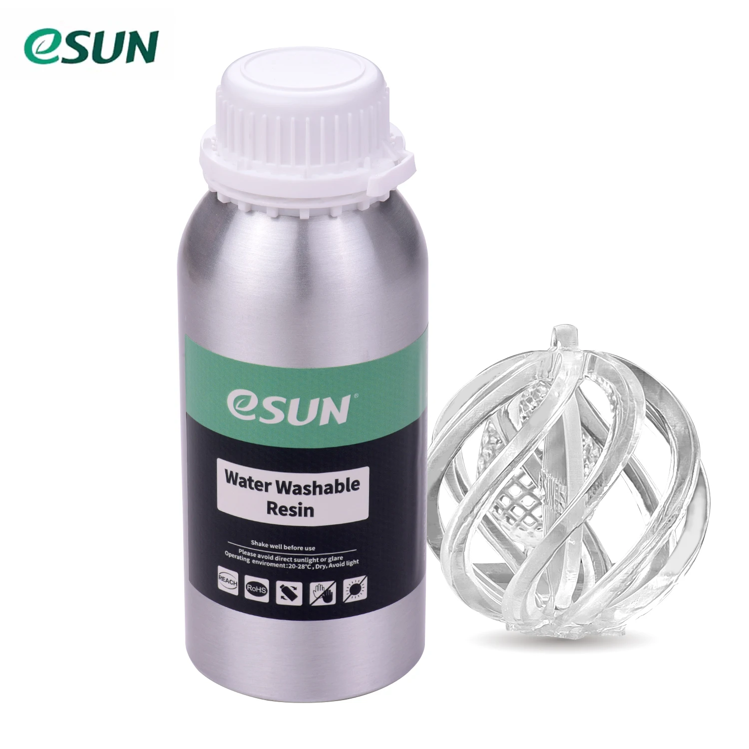 eSUN Water Washable Resin for LCD 3D Printer Consumables 500g/Bottle F3I5 