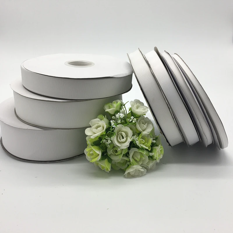 Ribbon Decoration Ribbon Supplies Grosgrain Ribbon Christmas Ribbon Sewing Ribbon 6mm-50mm Wide 5yards/lot Grosgrain Ribbon For Hair Bows Christmas Wedding Decoration DIY Sewing Crafts