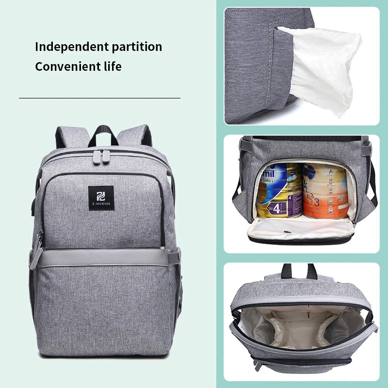 Multifunction Baby Diaper Bag Backpack for Mom Waterproof Mummy Maternity Nappy Bag Large Capacity Nursing Bags for Baby Care