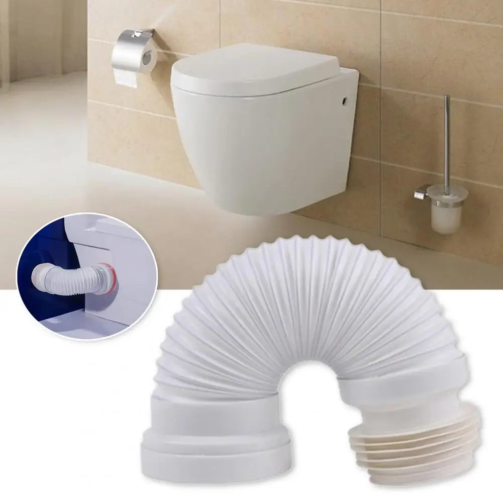 Corrosion Resistant PVC Fine Workmanship Installation Easily WC Pan Connector WC Soil Pipe Toilet Accessories
