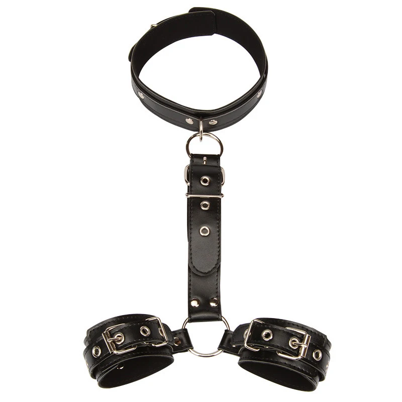 Sexy Handcuffs Collar Adult Games Fetish Flirting Bdsm Sex Bondage Rope Slave Sex Toys For Woman