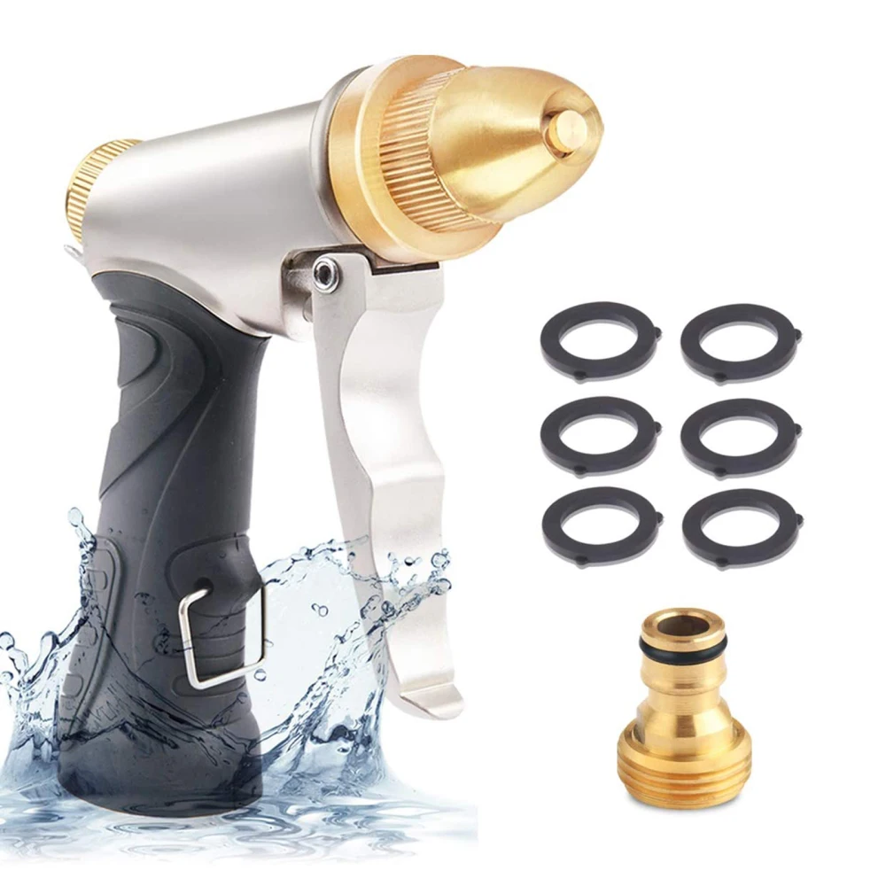 High Pressure Power Water Gun Sprayer Watering Tool Garden Widely Used Anti Leakage Rust And Corrosion Resistance Hose Nozzle | Дом и сад