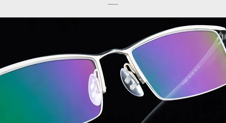 Zerosun Фирменная оправа для очков Для мужчин солнцезащитные очки оттенки полуоправы мужские очки для рецепта широкая лицевая сторона выпускник