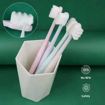 

Ultra-fine Soft Bristles Pregnant Women Dental Care Toothbrush Oral Supplies Ingenious design, 360 degree clean your mouth.