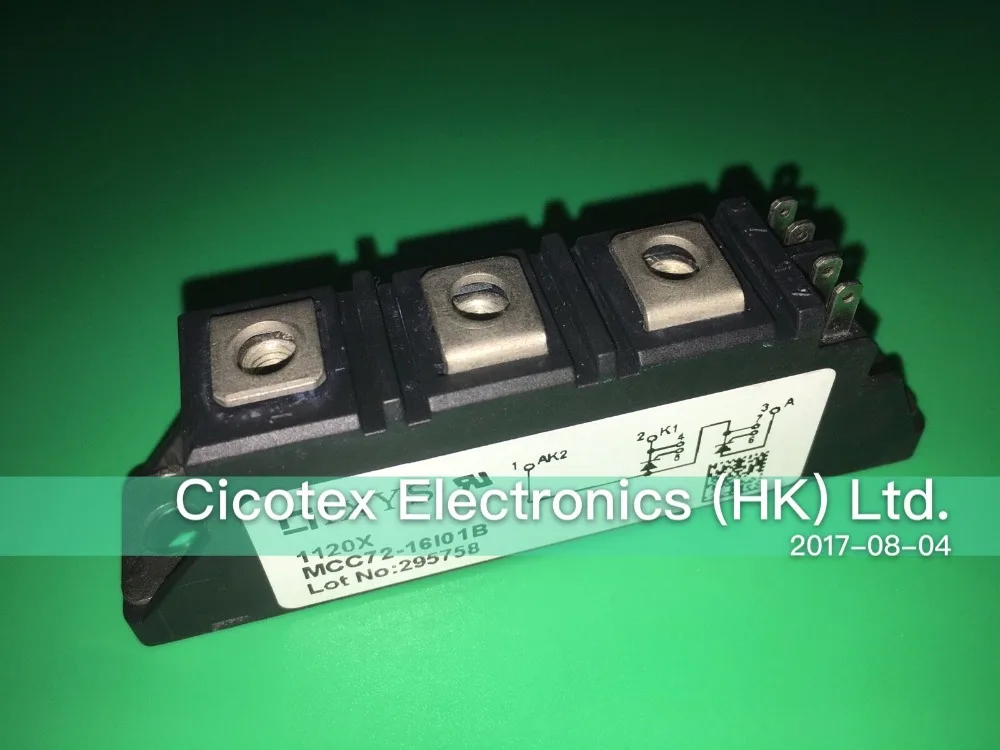 MCC72-16IO1B MODULE IGBT MCC72-16 IO1B MOD THYRISTOR DUAL 1600V TO240AA MCC72-16I01B MCC72-16IOIB | Электронные компоненты и