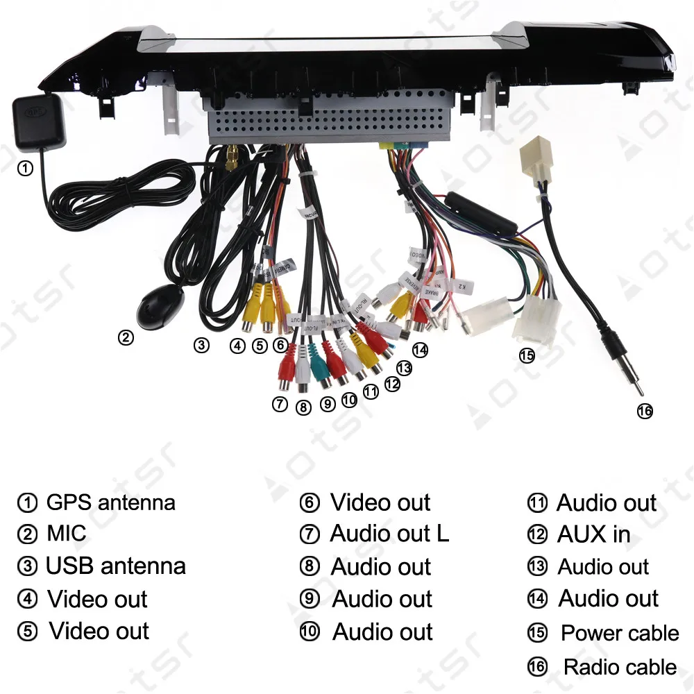 Sale Android 8.0 Car GPS navigation car multimedia player For Toyota Corolla 2014 2015 2016 recoder stereo auto Eight Core no DVD 4